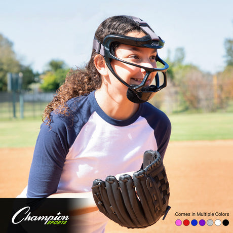 Champion Sports SOFTBALL FIELDER'S FACE MASK ADULT/BLACK