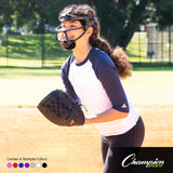 Champion Sports SOFTBALL FIELDER'S FACE MASK ADULT/BLACK