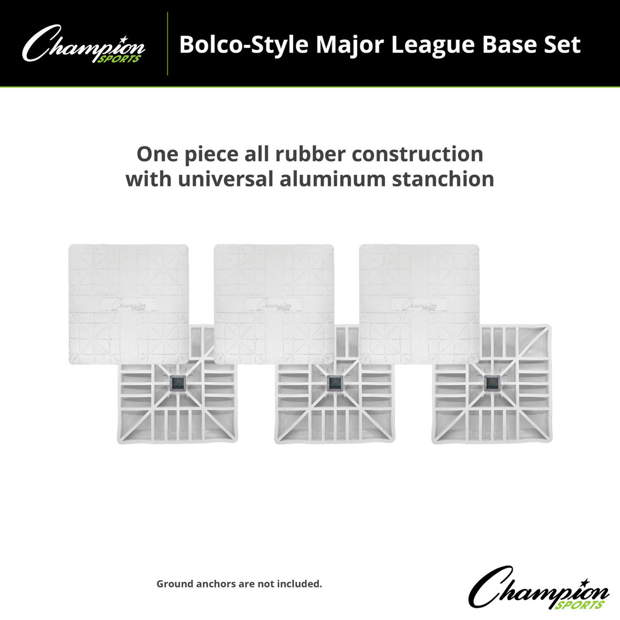 Champion Sports BOLCO STYLE MAJOR LEAGUE BASE SET