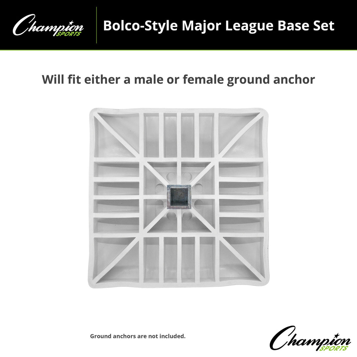Champion Sports BOLCO STYLE MAJOR LEAGUE BASE SET