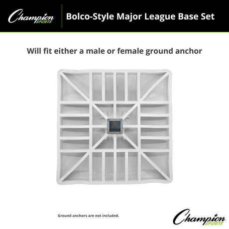 Champion Sports BOLCO STYLE MAJOR LEAGUE BASE SET