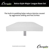 Champion Sports BOLCO STYLE MAJOR LEAGUE BASE SET