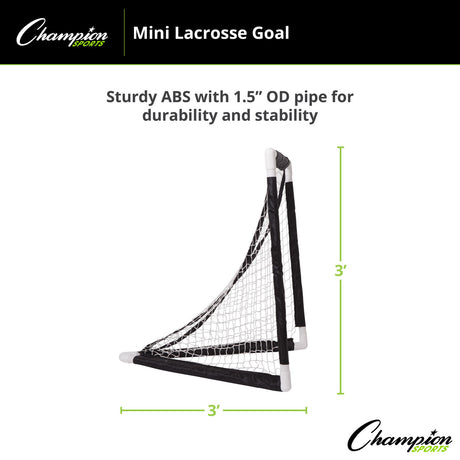 Champion Sports MINI LACROSSE GOAL