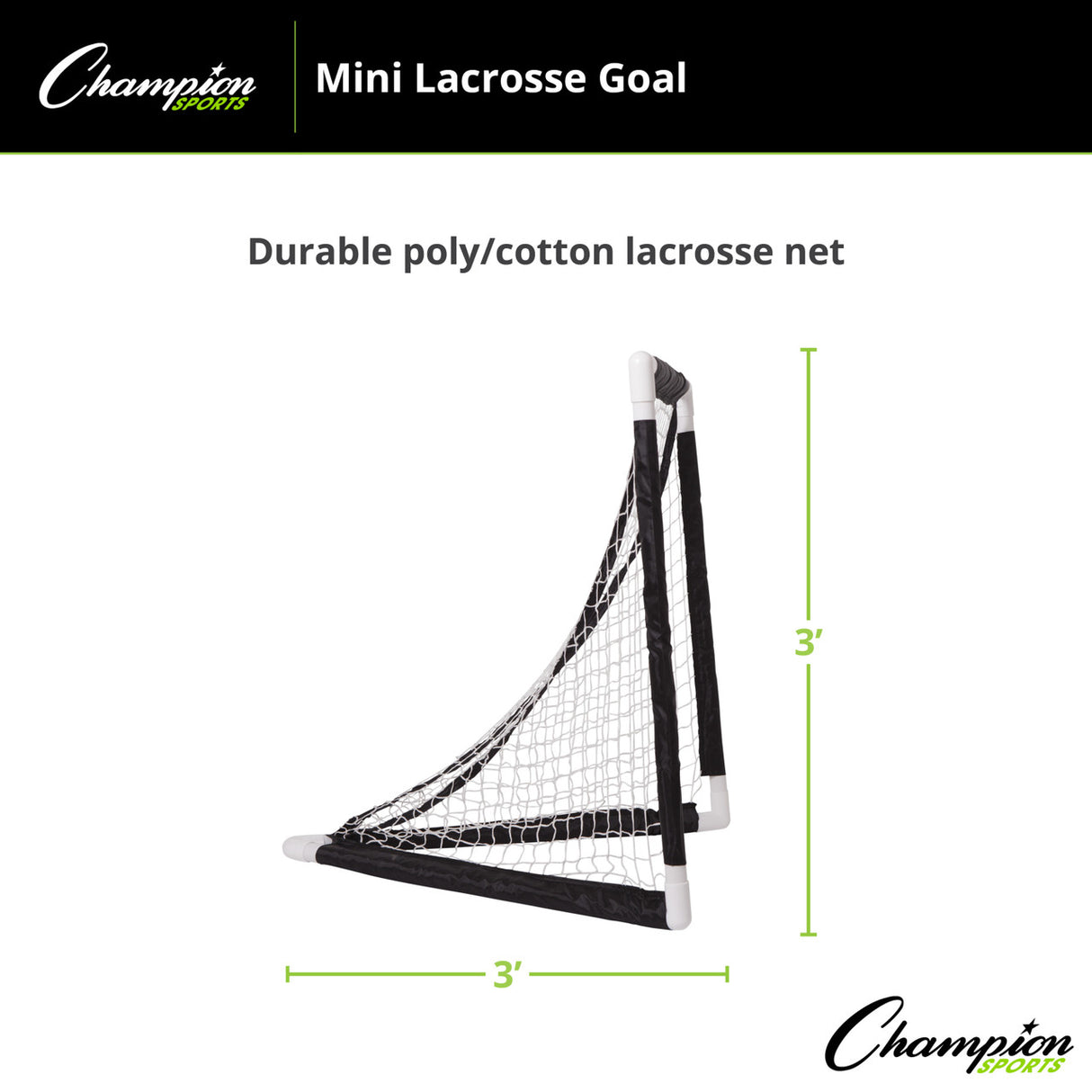Champion Sports MINI LACROSSE GOAL