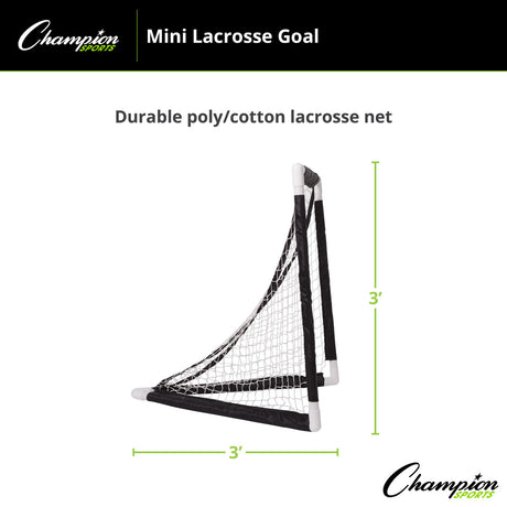 Champion Sports MINI LACROSSE GOAL