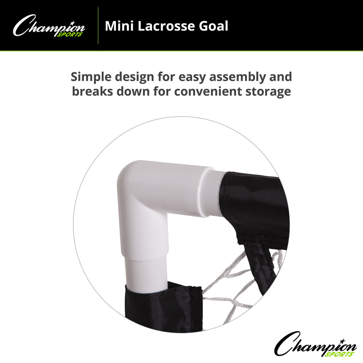 Champion Sports MINI LACROSSE GOAL