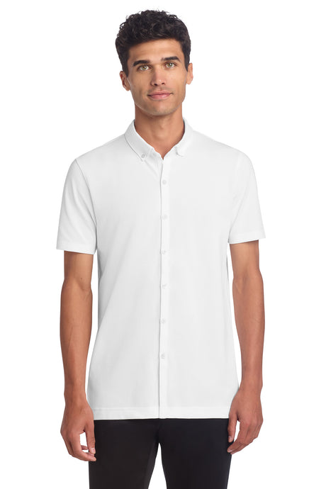Mercer+Mettle ®  Stretch Pique Full-Button Polo MM1006 - Mercer+Mettle MM1006