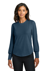Mercer+Mettle ®  Women's Stretch Jersey Long Sleeve Blouson Top MM1019 - Mercer+Mettle MM1019