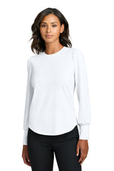 Mercer+Mettle ®  Women's Stretch Jersey Long Sleeve Blouson Top MM1019 - Mercer+Mettle MM1019