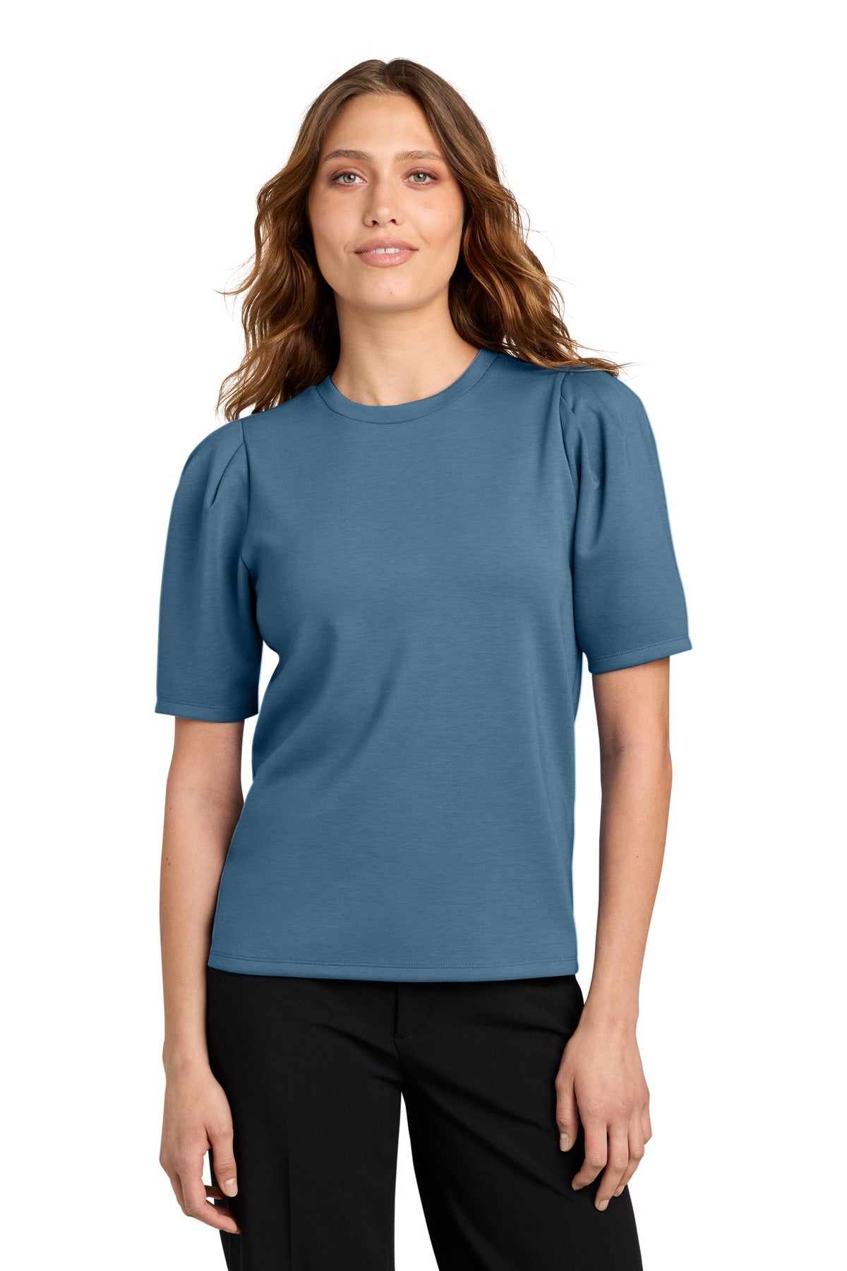 Mercer+Mettle MM1041 Womens Short Sleeve Lite Spacer Top