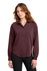 Mercer+Mettle MM2017 Womens Long Sleeve Buttery Soft Blouse