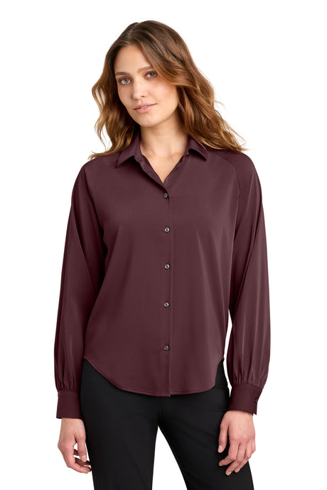 Mercer+Mettle MM2017 Womens Long Sleeve Buttery Soft Blouse