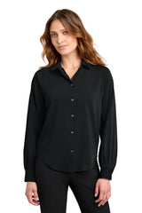 Mercer+Mettle MM2017 Womens Long Sleeve Buttery Soft Blouse