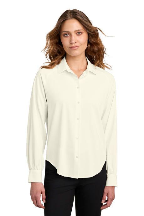 Mercer+Mettle MM2017 Womens Long Sleeve Buttery Soft Blouse