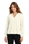 Mercer+Mettle MM2019 Womens Long Sleeve Buttery Soft Popover Blouse