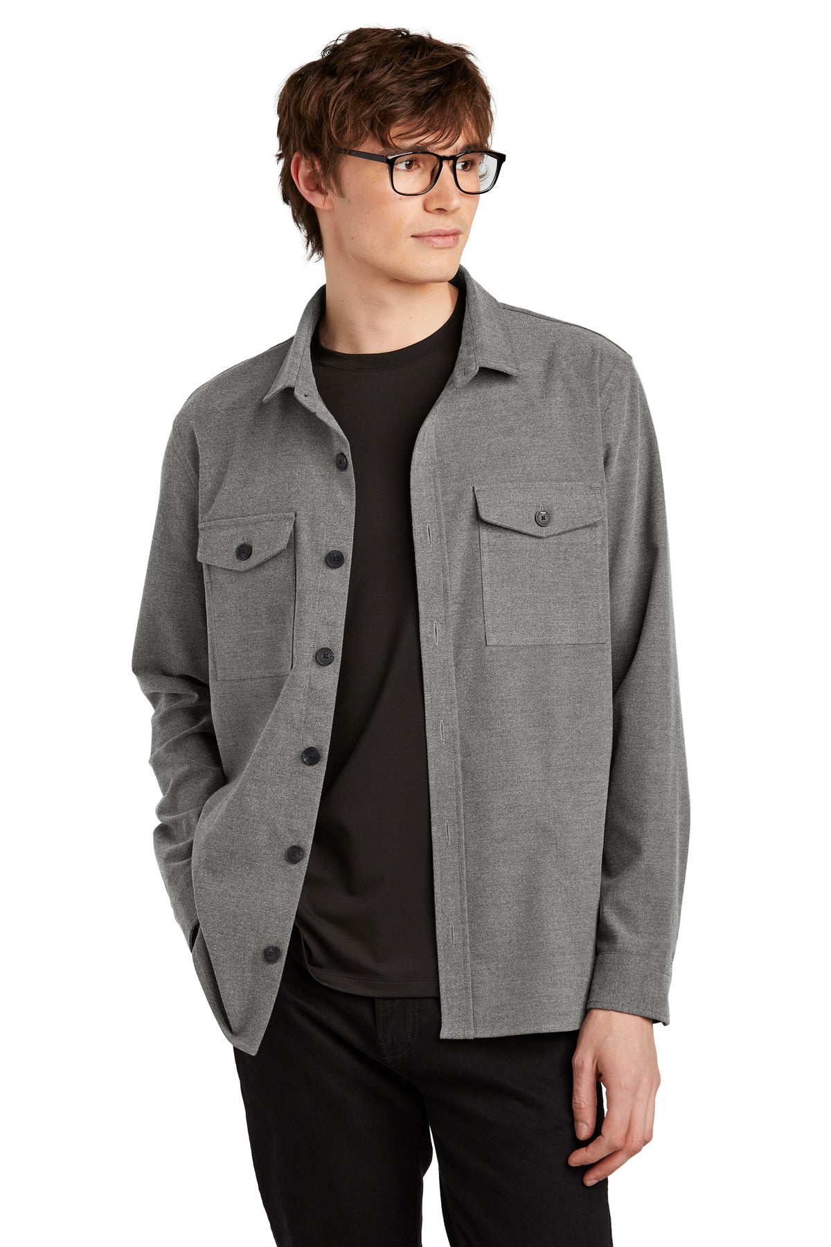 Mercer+Mettle ®  Long Sleeve Twill Overshirt MM2020 - Mercer+Mettle MM2020