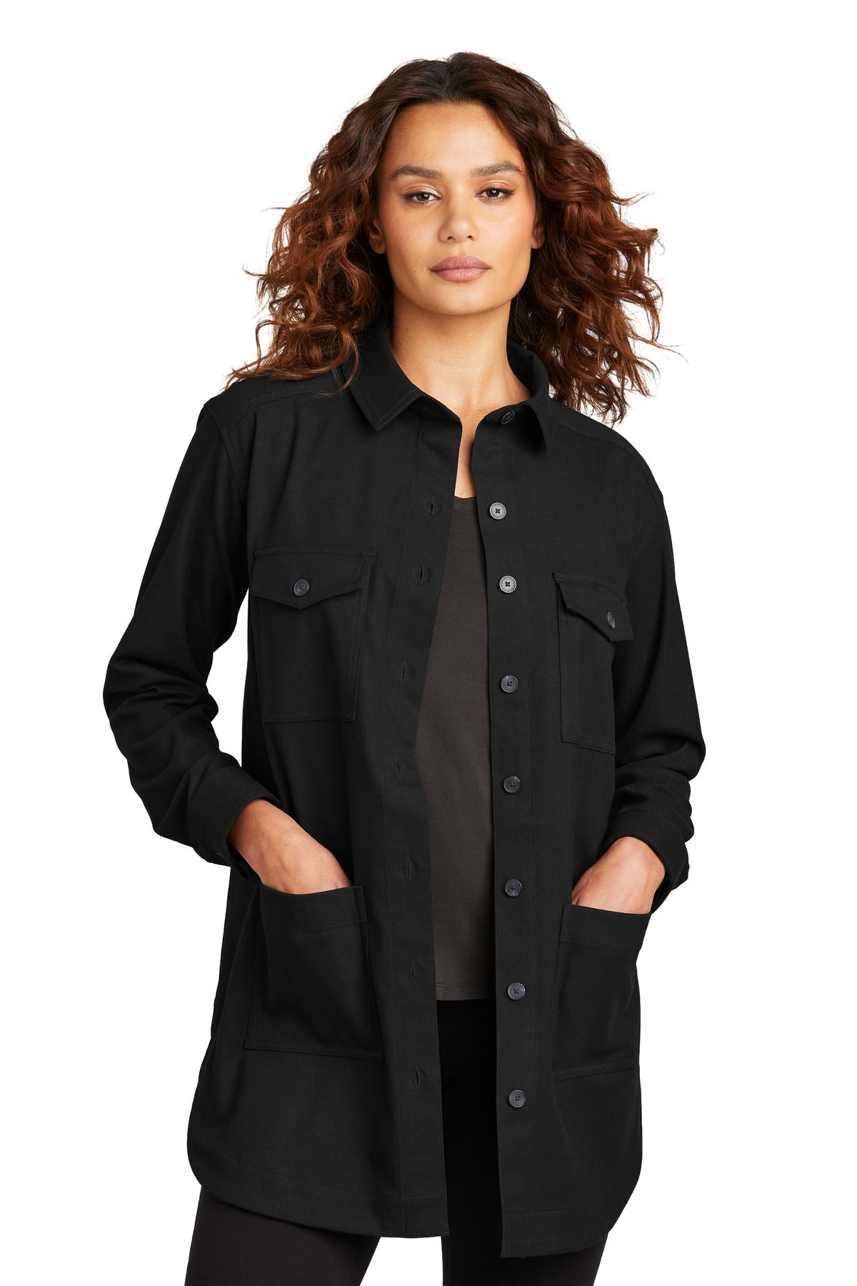 Mercer+Mettle ®  Women's Long Sleeve Twill Overshirt MM2021 - Mercer+Mettle MM2021