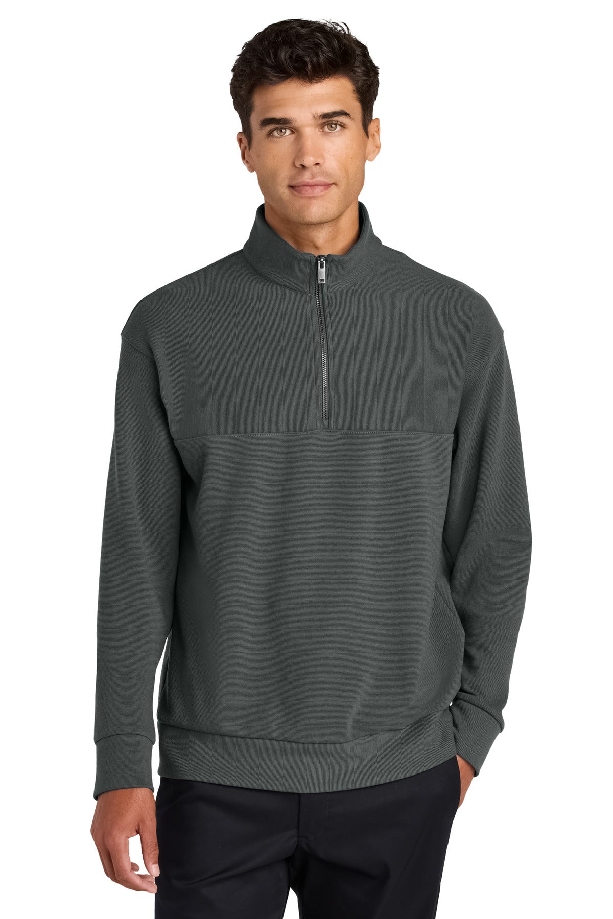 Mercer+Mettle ®  Linear Texture 1/4-Zip MM3040 - Mercer+Mettle MM3040