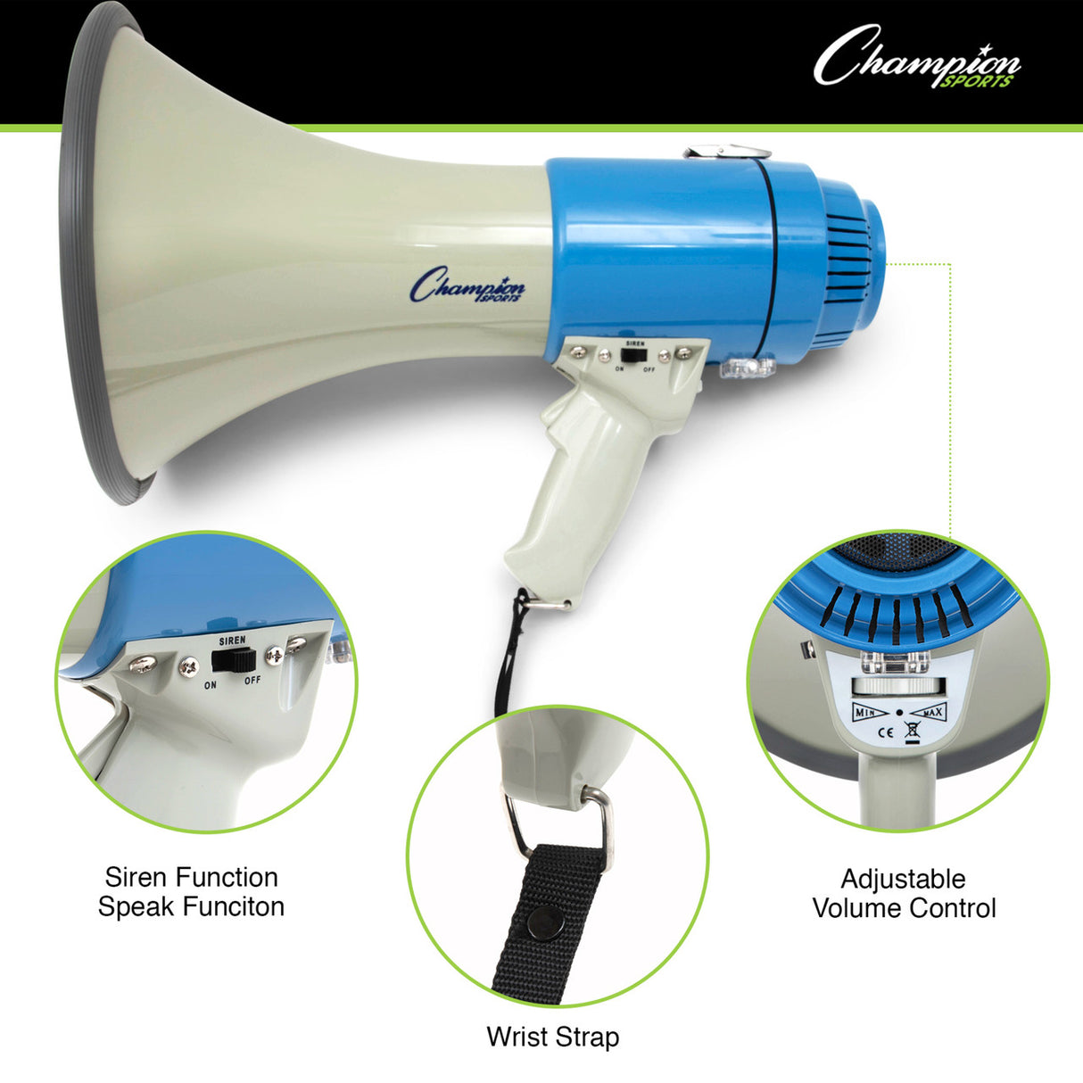 Champion Sports 12 WATT MEGAPHONE