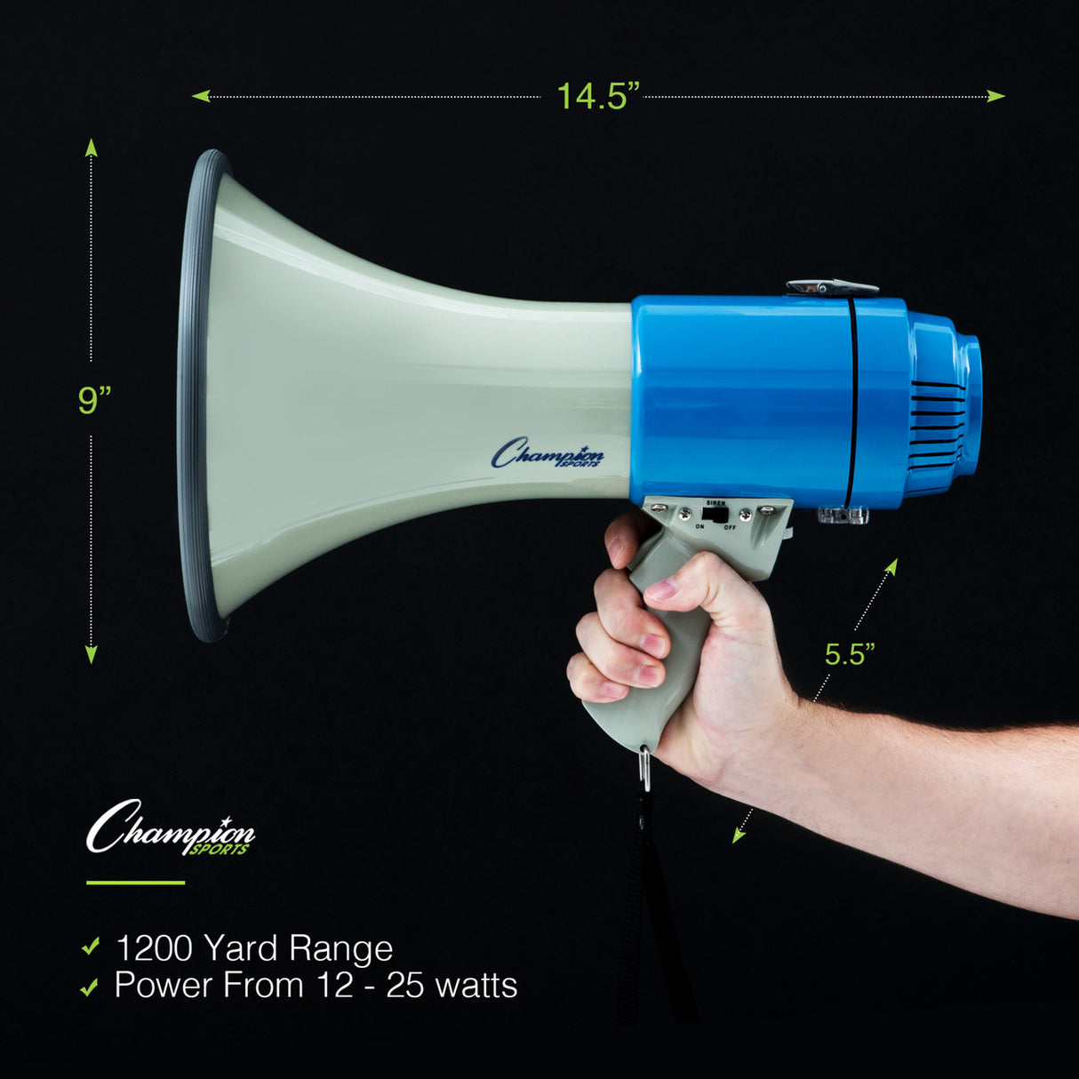 Champion Sports 12 WATT MEGAPHONE