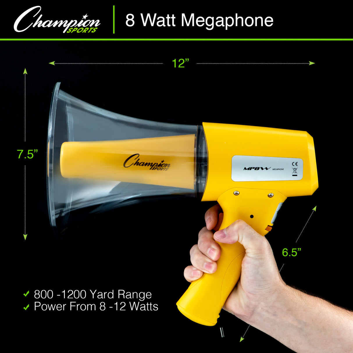 Champion Sports 8 WATT MEGAPHONE