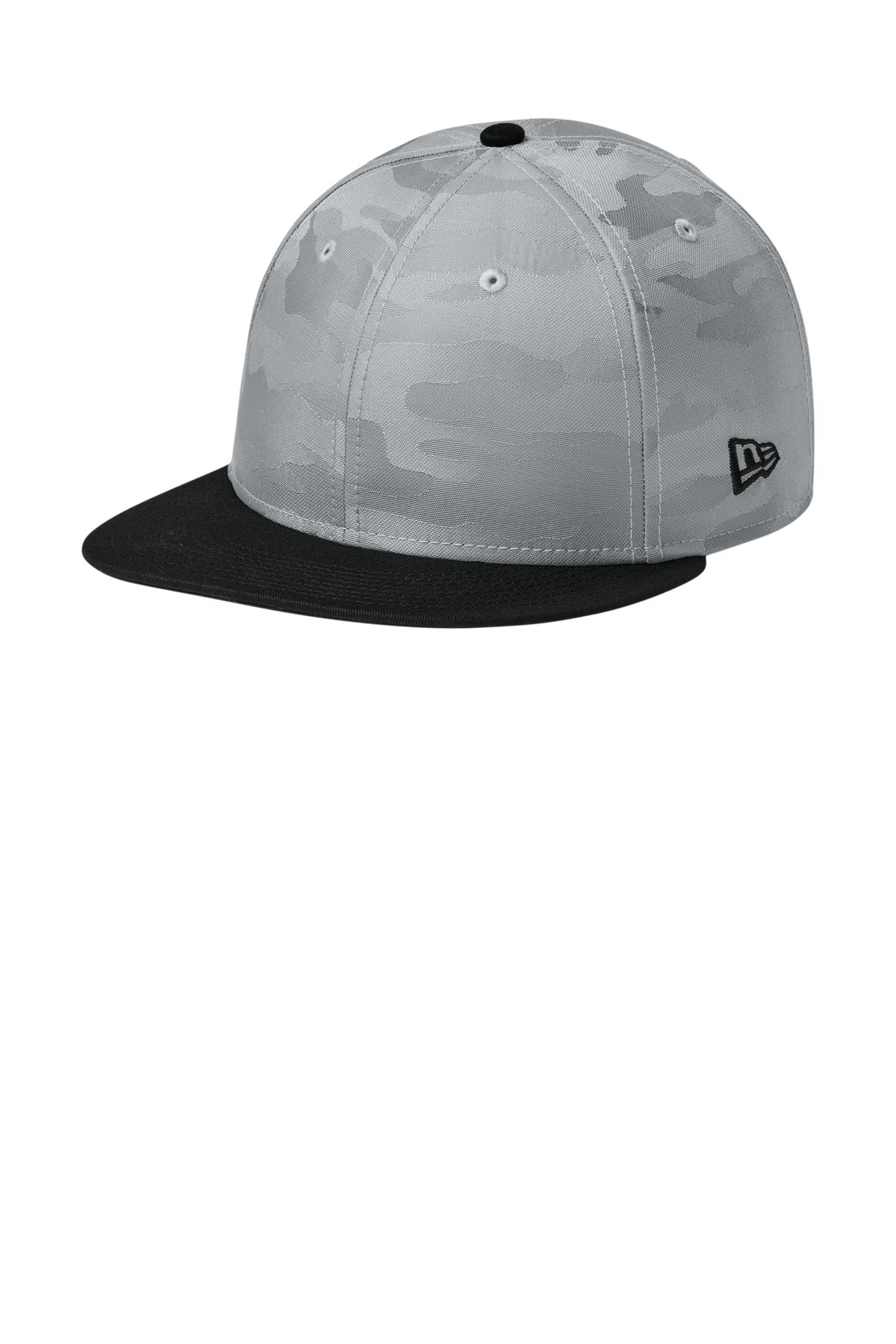 New Era NE407 Camo Flat Bill Snapback Cap