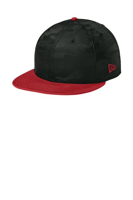 New Era NE407 Camo Flat Bill Snapback Cap