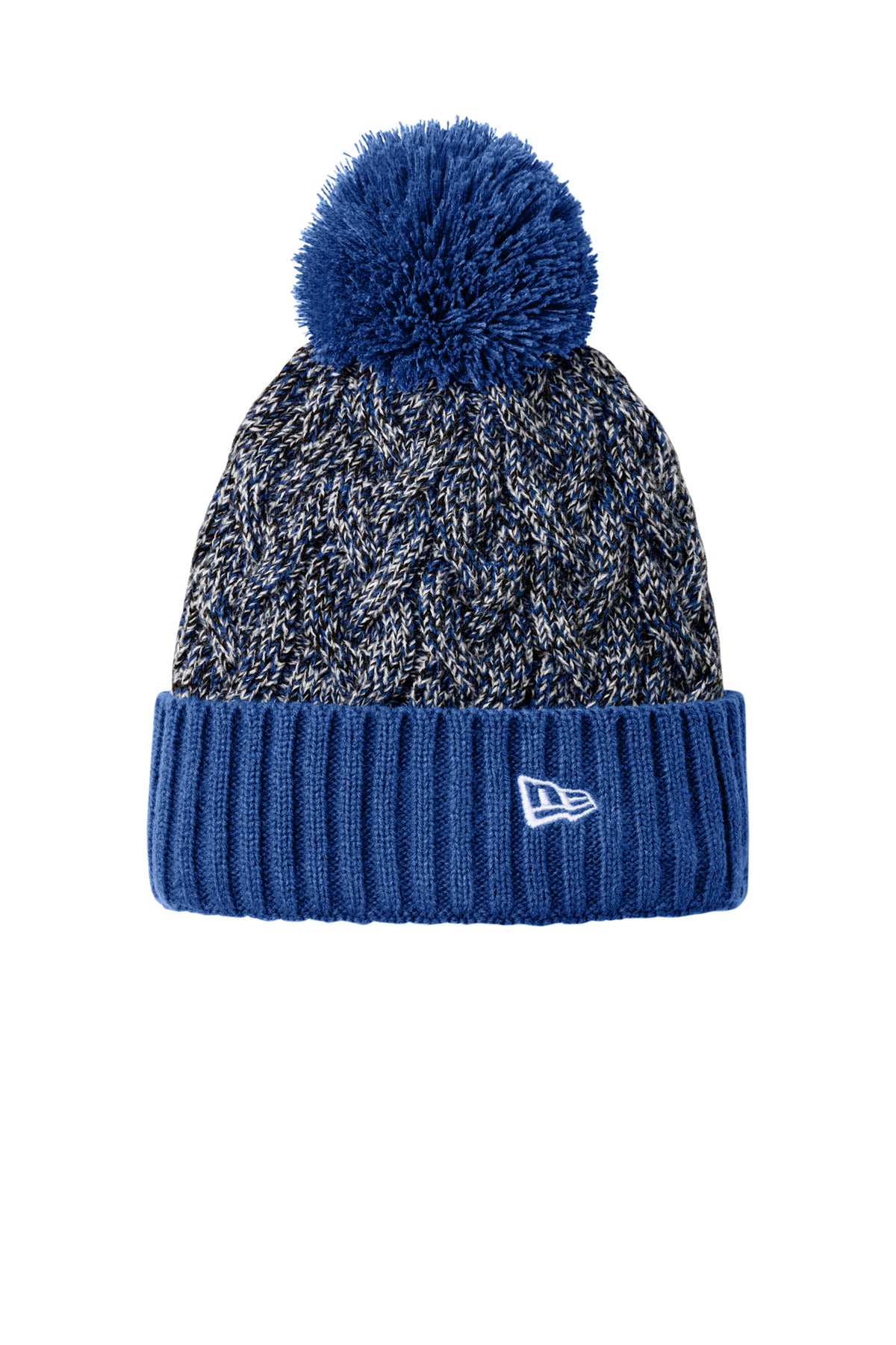 New Era NE910 Marled Knit Pom Beanie