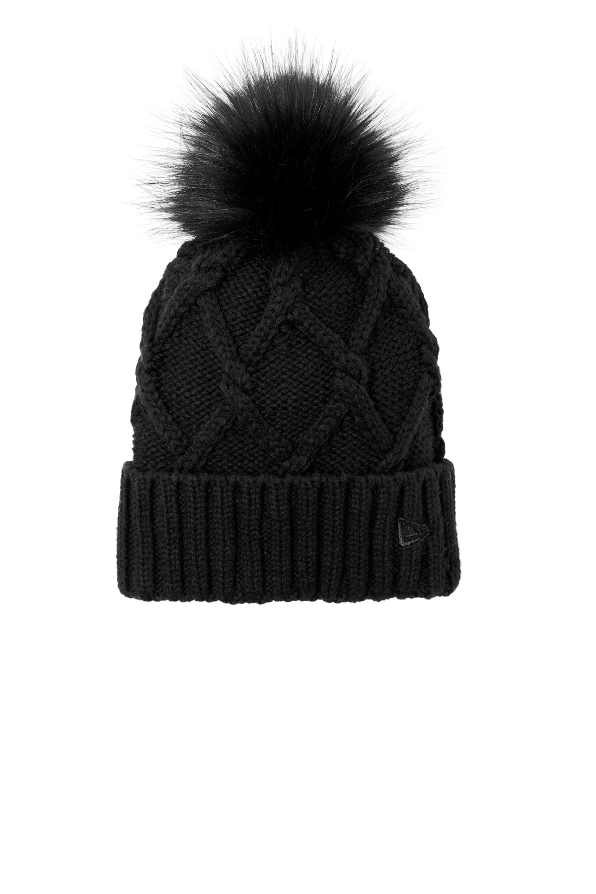 New Era NE911 Faux Fur Pom Beanie