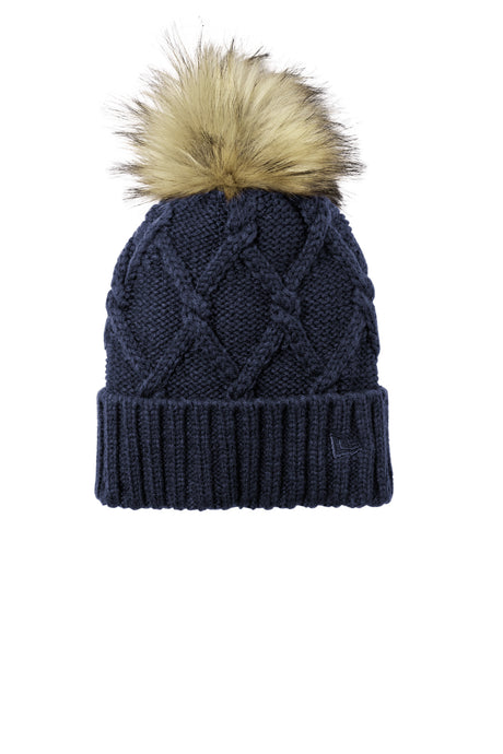 New Era NE911 Faux Fur Pom Beanie