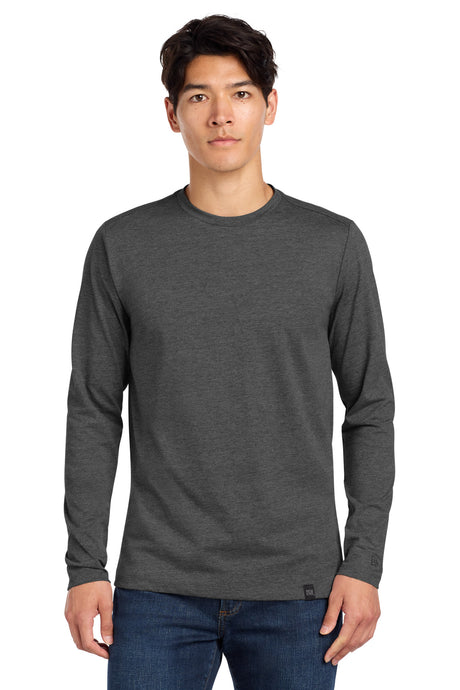 New Era NEA102 Heritage Blend Long Sleeve Crew Tee