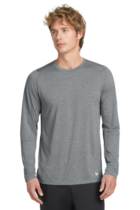 New Era NEA201 Performance Long Sleeve Crew Tee