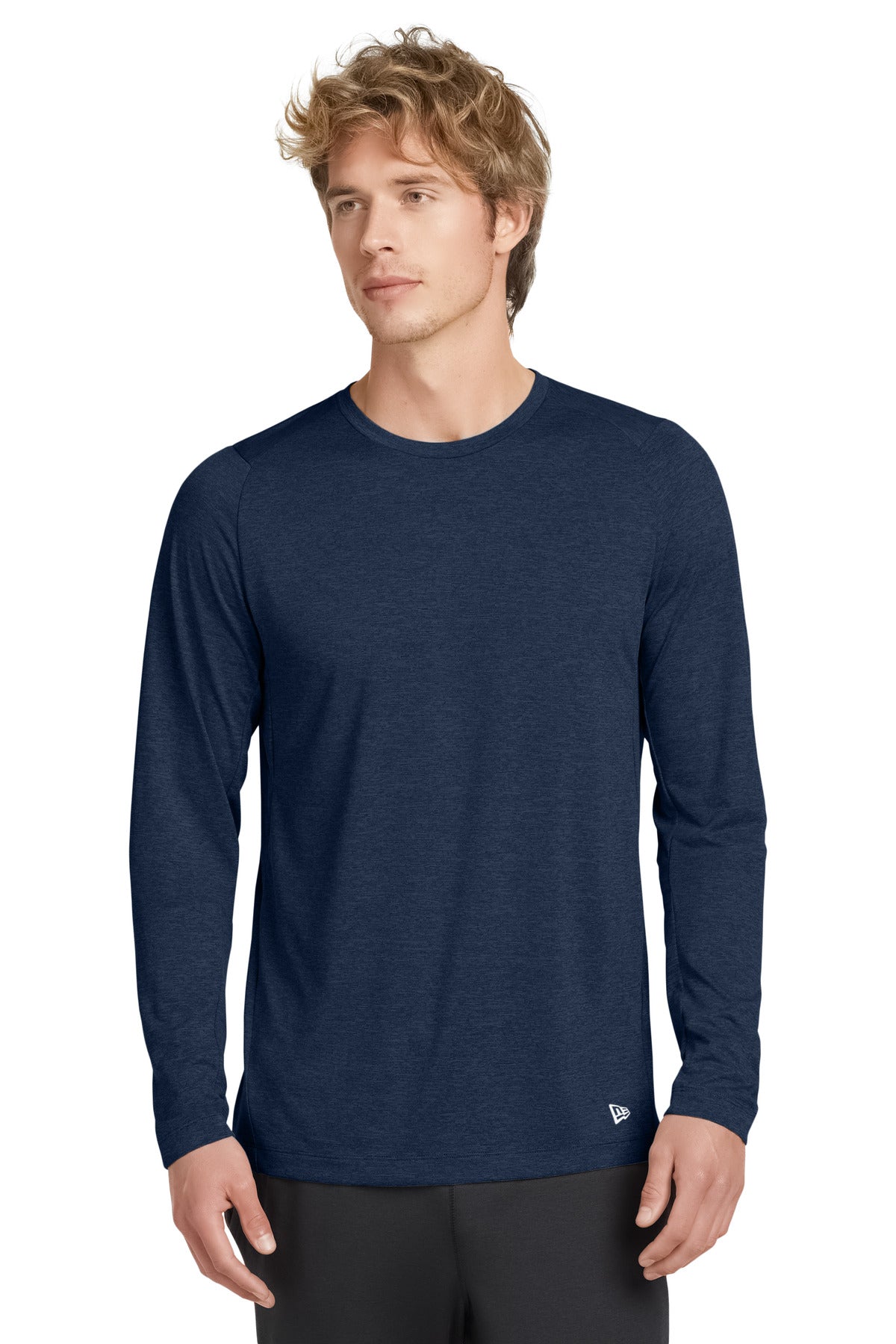 New Era NEA201 Performance Long Sleeve Crew Tee