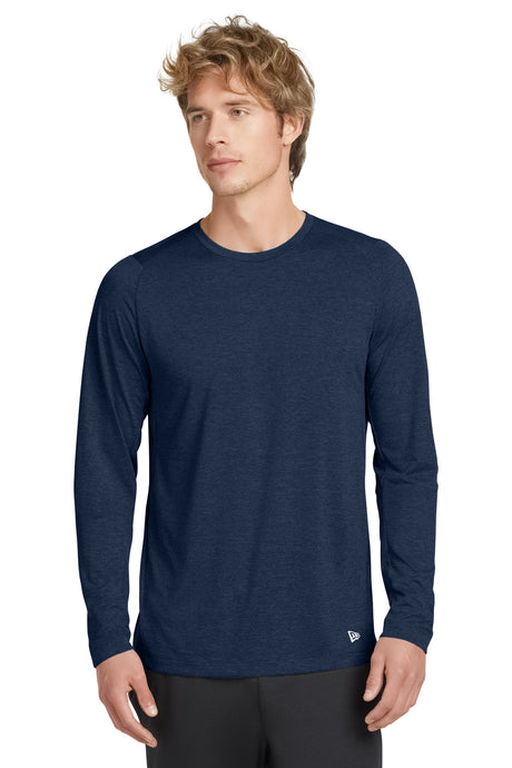 New Era NEA201 Performance Long Sleeve Crew Tee