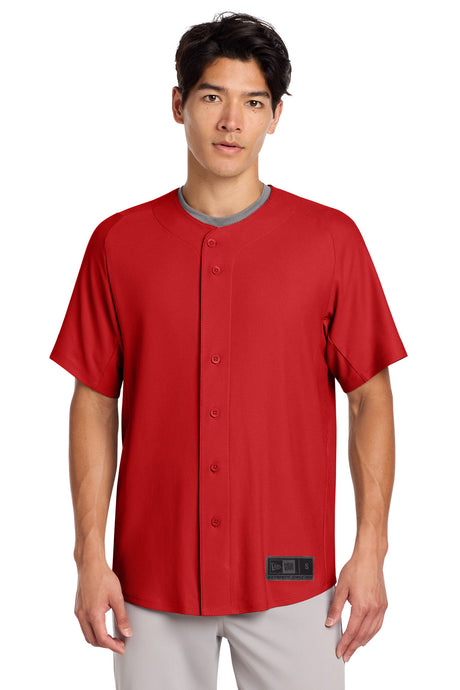 New Era NEA220 Diamond Era Full-Button Jersey