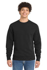 New Era NEA501 Sueded French Terry Crewneck Sweatshirt