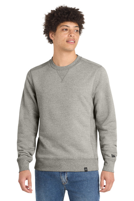 New Era NEA501 Sueded French Terry Crewneck Sweatshirt