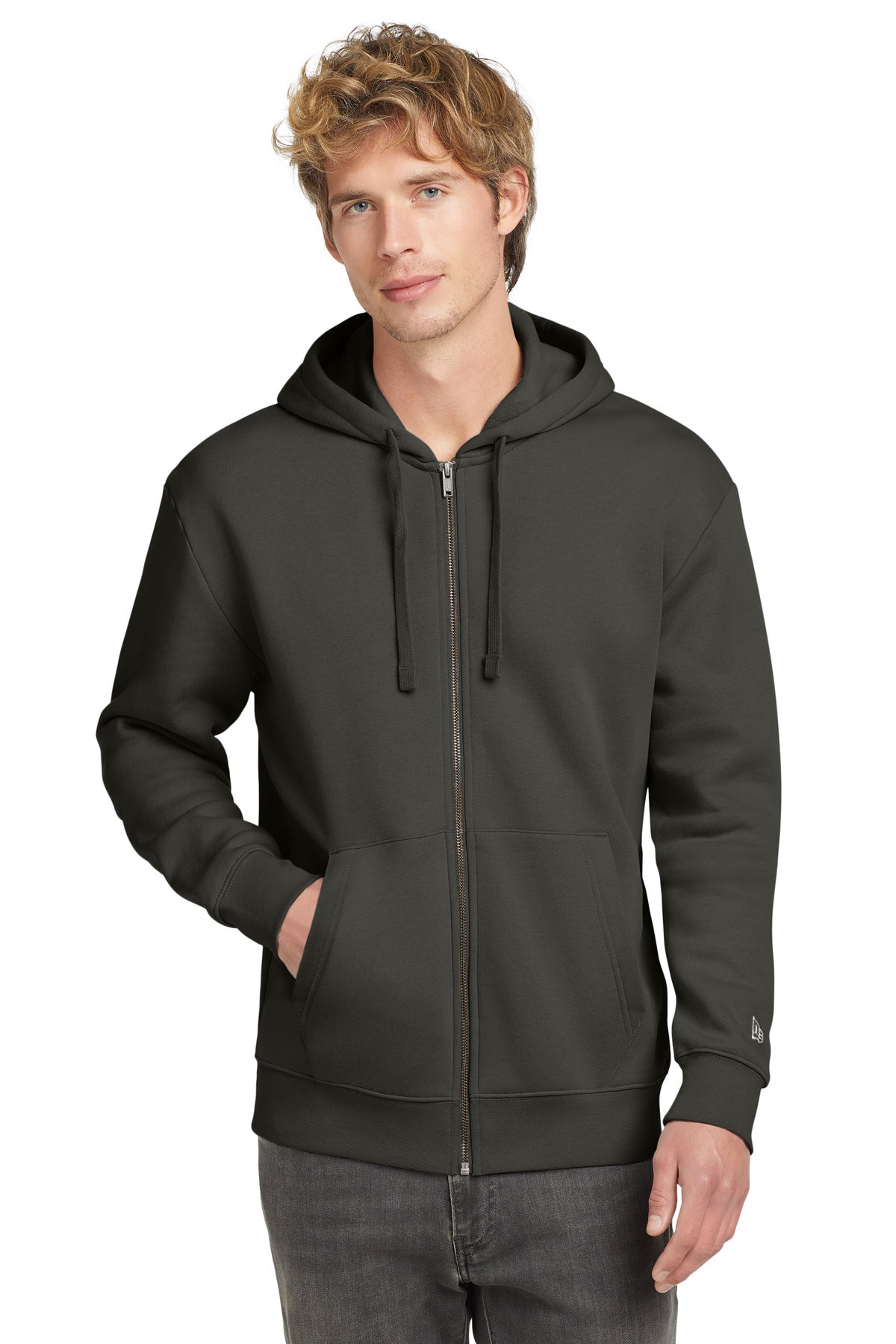 New Era NEA526 Heritage Fleece Full-Zip Hoodie