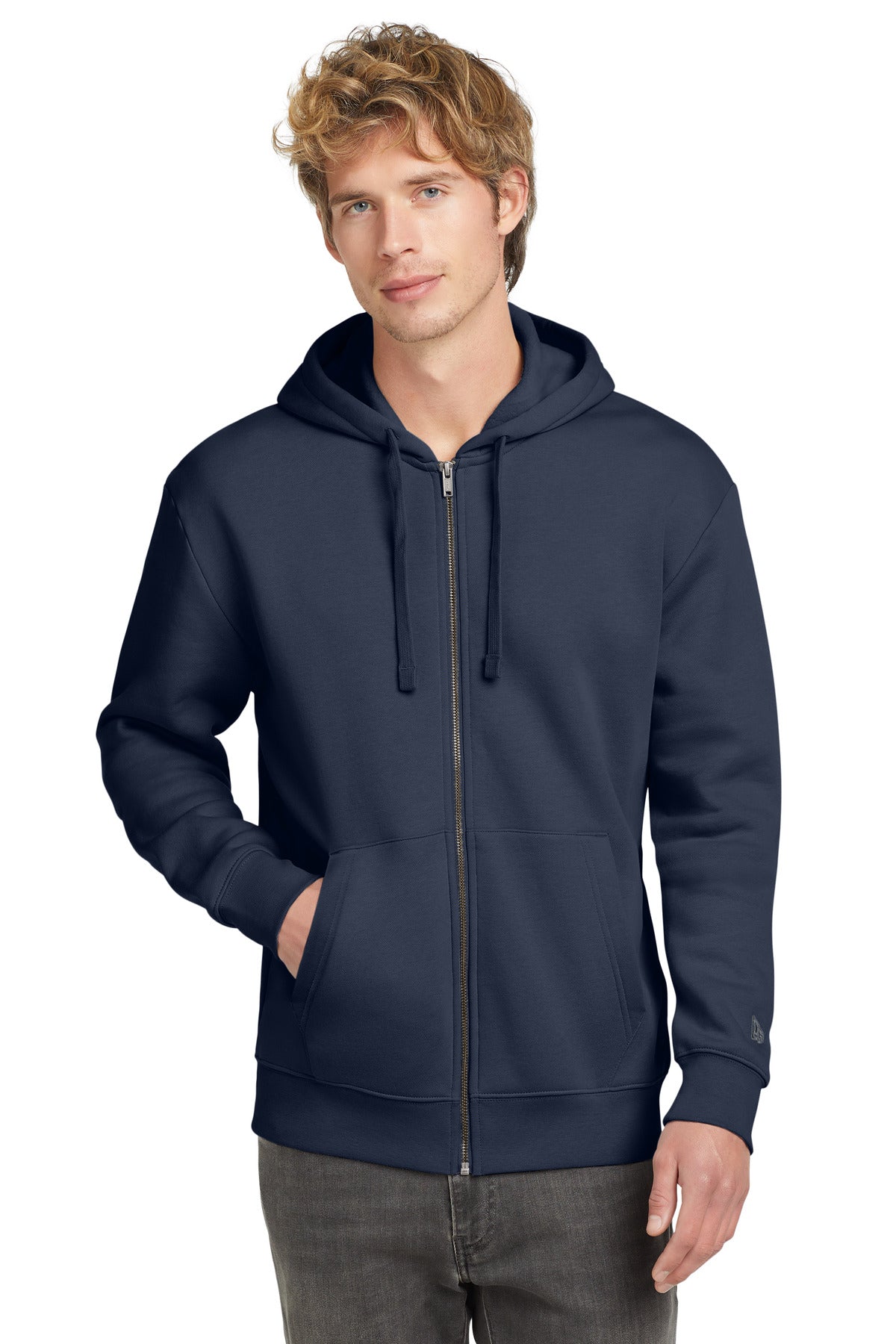 New Era NEA526 Heritage Fleece Full-Zip Hoodie
