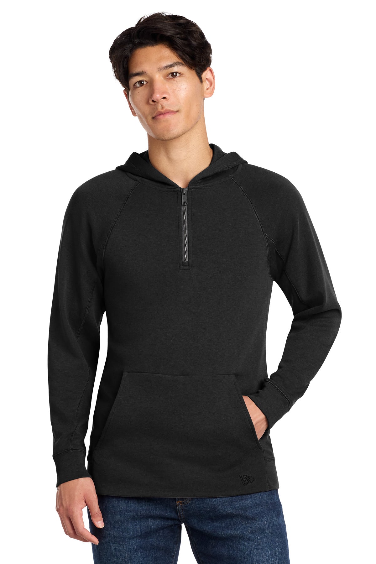 New Era NEA541 Quarter-Zip Hoodie