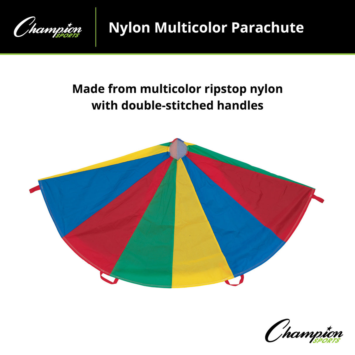 Champion Sports NYLON MULTICOLOR PARACHUTE 12'D