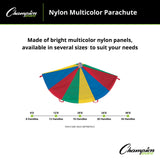 Champion Sports NYLON MULTICOLOR PARACHUTE 12'D