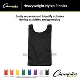 HEAVYWEIGHT NYLON PINNIES, YOUTH BLUE