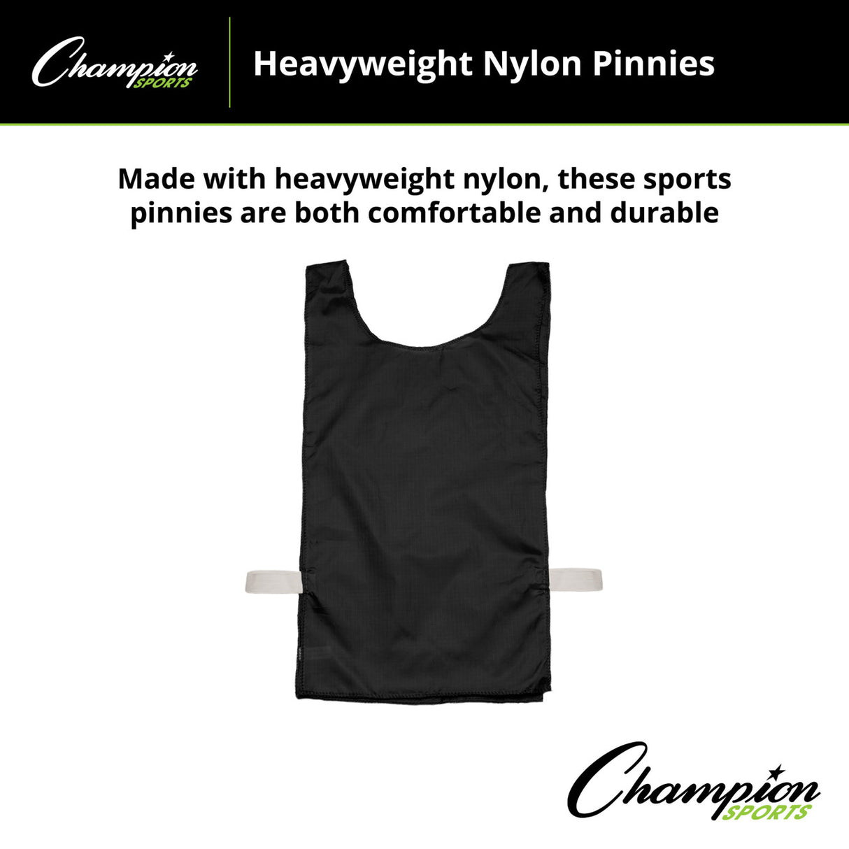 HEAVYWEIGHT NYLON PINNIES, YOUTH BLUE