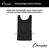 HEAVYWEIGHT NYLON PINNIES, YOUTH BLUE