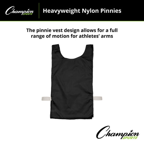 HEAVYWEIGHT NYLON PINNIES, YOUTH BLUE
