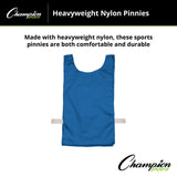 HEAVYWEIGHT NYLON PINNIES, YOUTH BLUE