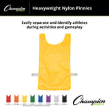 HEAVYWEIGHT NYLON PINNIES, YOUTH BLUE