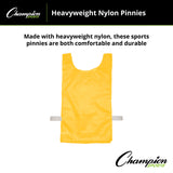 HEAVYWEIGHT NYLON PINNIES, YOUTH BLUE