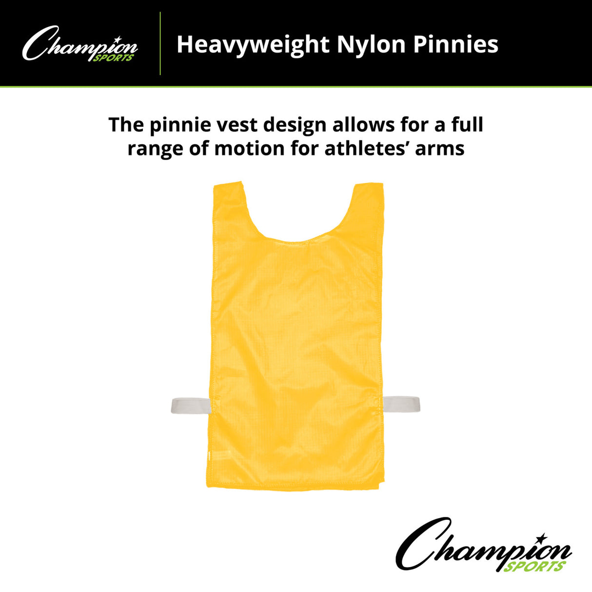 HEAVYWEIGHT NYLON PINNIES, YOUTH BLUE